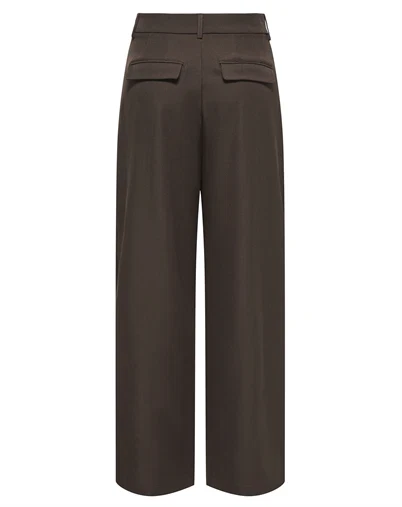 Only - ONLMiles Pleat Wide Bukser - Coffee Bean